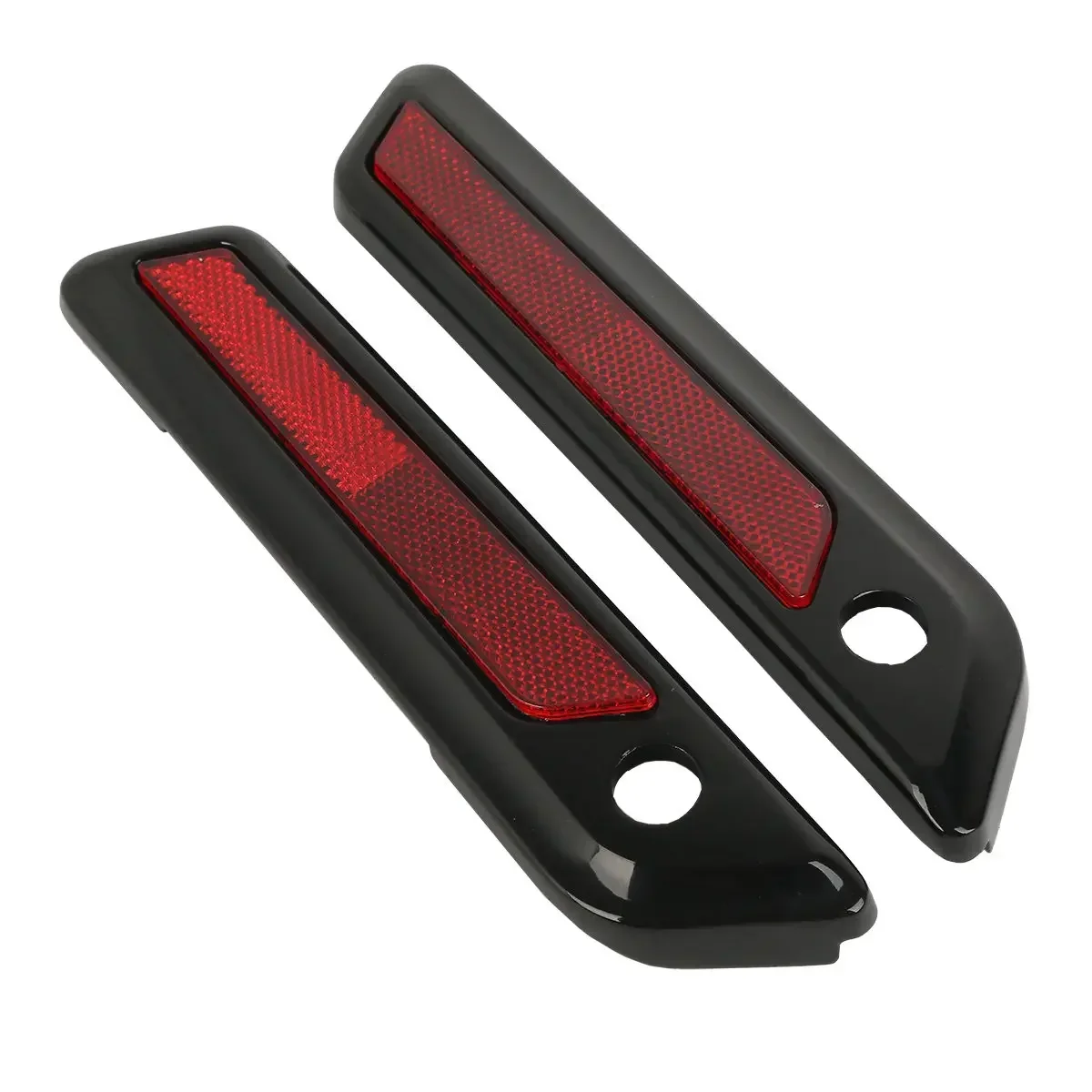 Cubiertas de pestillo de bisagra de alforja para Harley Touring Road King Electra Street Glide FLHT 2014-2020 2019