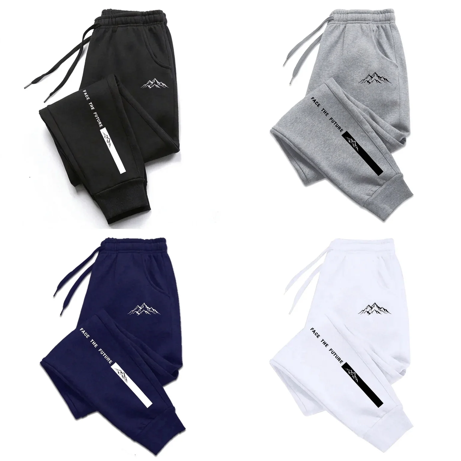 HotSales Men's Sweatpants Casual Sports Sportswear Outdoors Fitness Jogging Running Trousers AutumnWinter Versatile Baggy Pants