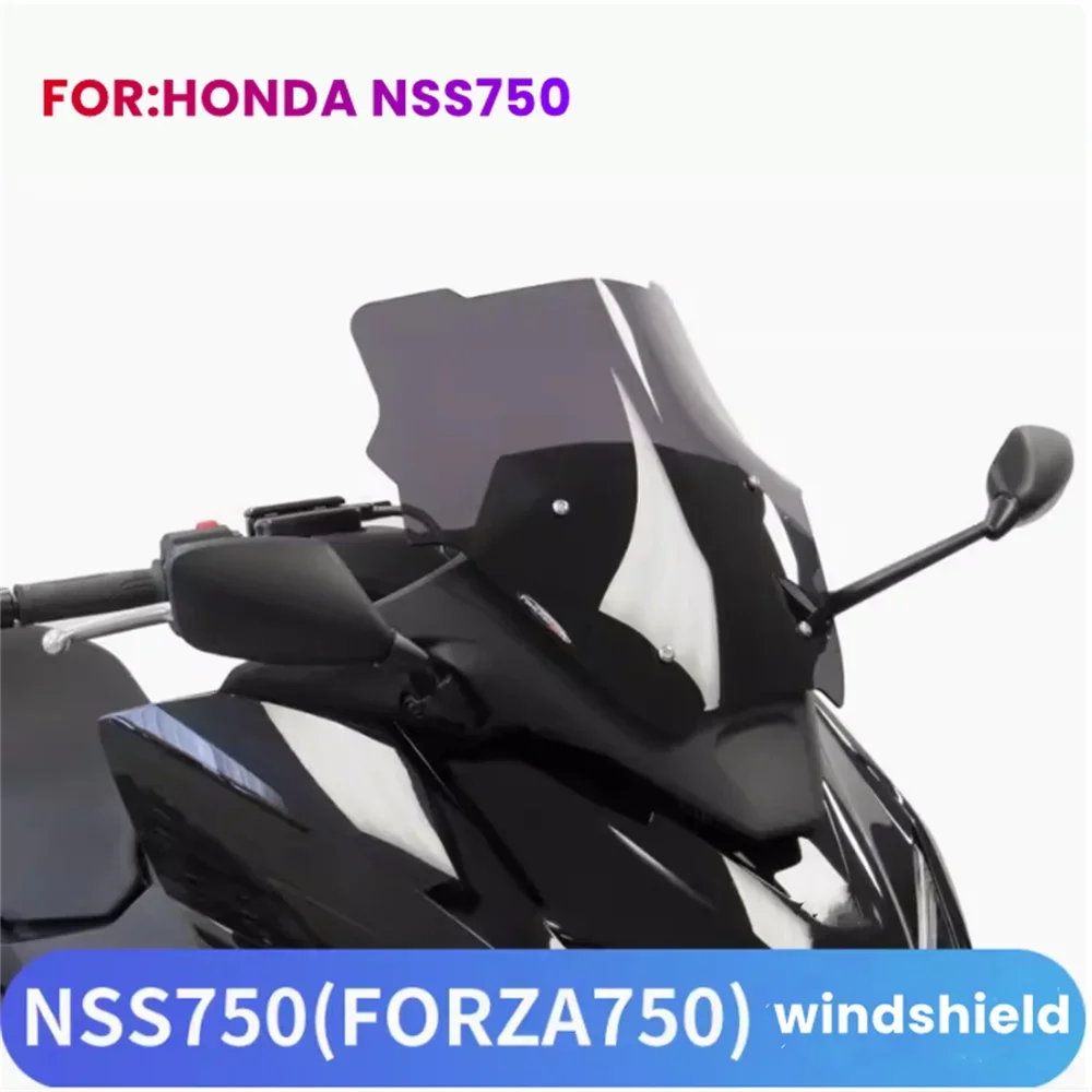 

For HONDA FORZA750 Motorcycle Touring Sports WindScreen Windshield Visor Deflector Forza 750 2021 NSS750 NSS 750