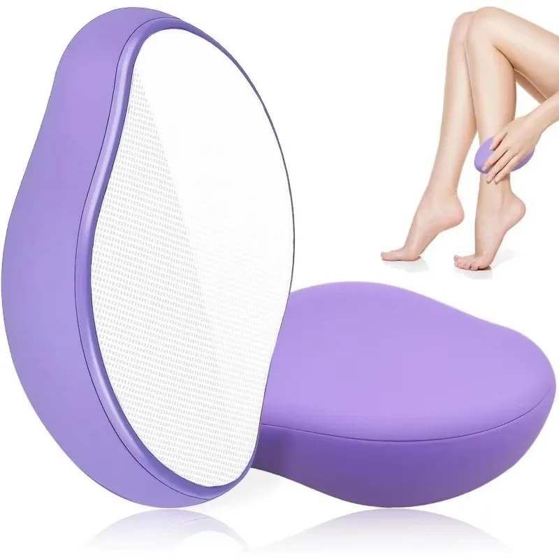 1/2/3 pièces Épilateurs physiques pour l'épilation, Gomme dépilatoire en cristal, Sûr, Facile à nettoyer, Réutilisable, Outils de dépilation pour une peau lisse et belle