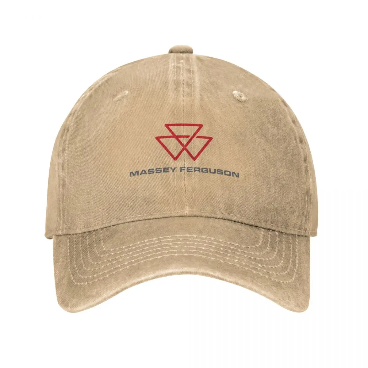 

Retro Massey Ferguso Baseball Cap Distressed Denim Snapback Hat Motorcycle Sports Cycling Race Outdoor All Seasons Hats Cap