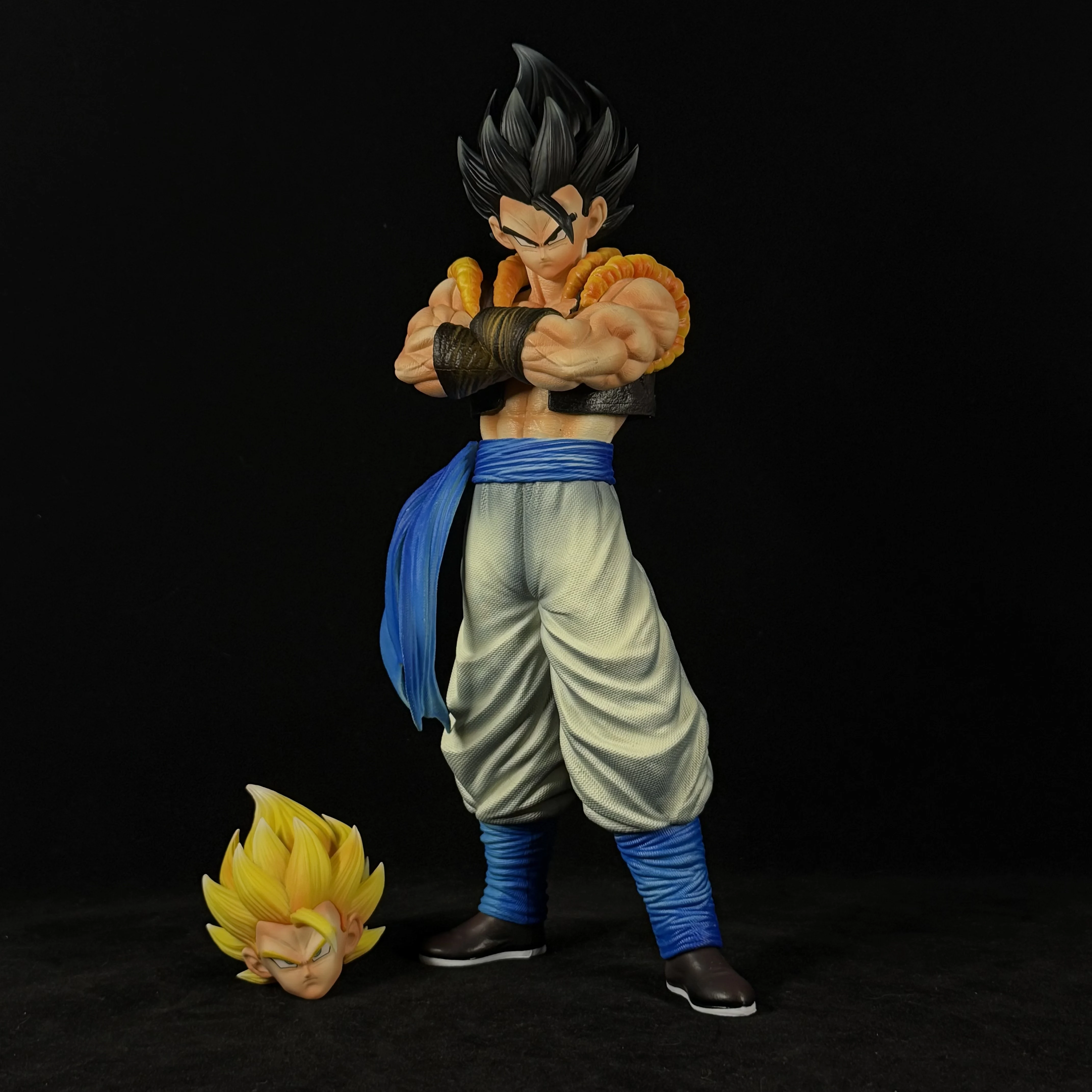 1pc 26cm/10.23in Dragon Ball,Gogeta, Premium Edition Anime Figurine,Anime Movie Series Character Toys, Family Decorations,