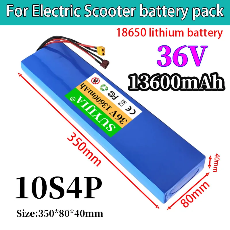 36V 10S4P 13600Mah … - image