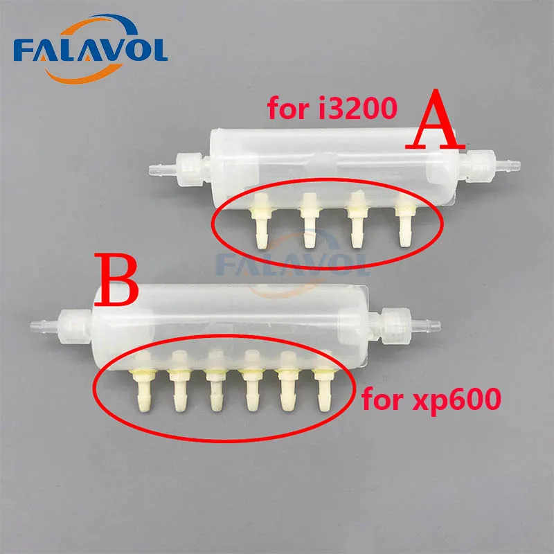 FALAVOL XP600 4720 I3200 Printhead DTF DTG L1800 White Shunt Printer Ink Circulation Splitter Filter Buffer Bottle