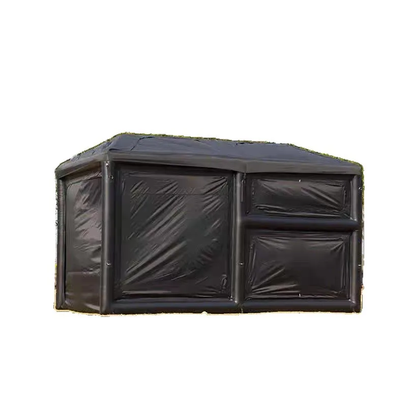 

Inflatable tent duplex villa camping outdoor double-layer link tourist garage free tent