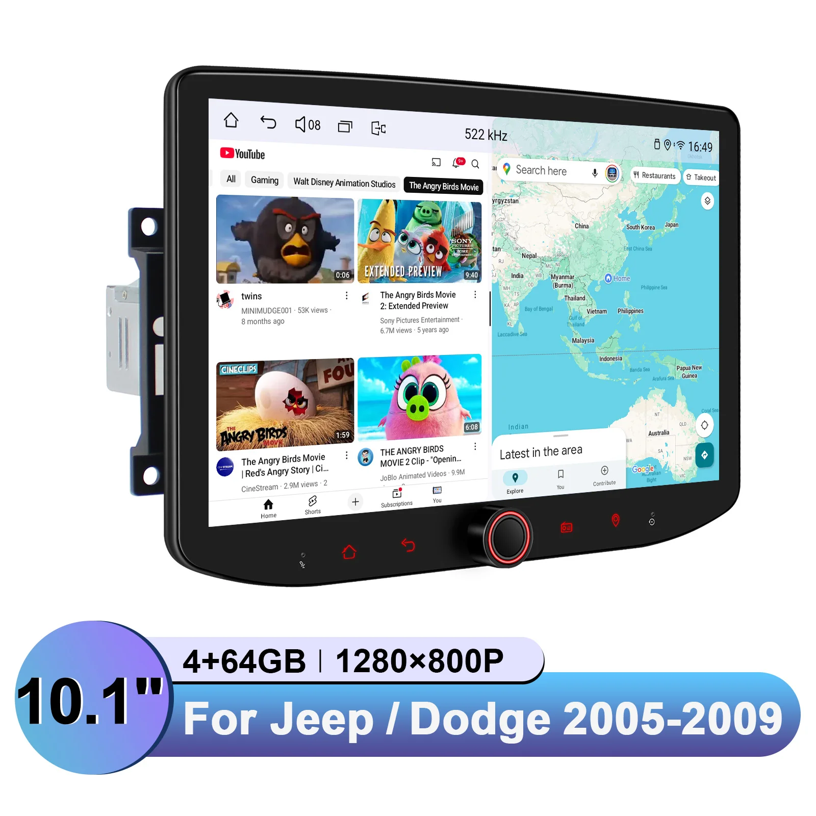 التوصيل والتشغيل Carplay 10.1 "11.5" 11.6 "أندرويد 13 وحدة رأس ستيريو للسيارة لسيارة جيب/دودج/الطراز يحافظ على Bose Amp | التحكم في التوجيه