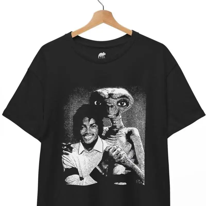 Micheal Jack And ET TShirt, Music Band Rock Roll Punk gothic Unisex Tee