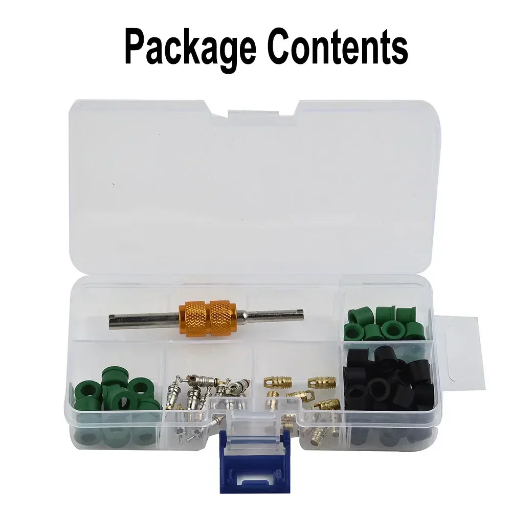 Classification Kit Repair Tools AC Manifold Gauge AC Manifold Gauge Spool Removal Tool Valve Core 10pcs Valve Cores