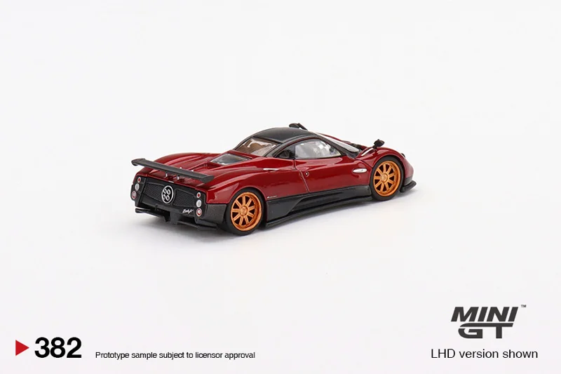 سيارة سباق صغيرة باجاني زوندا للأطفال ، طراز Diecast ، هدية ألعاب ، 1:64 ، F #382