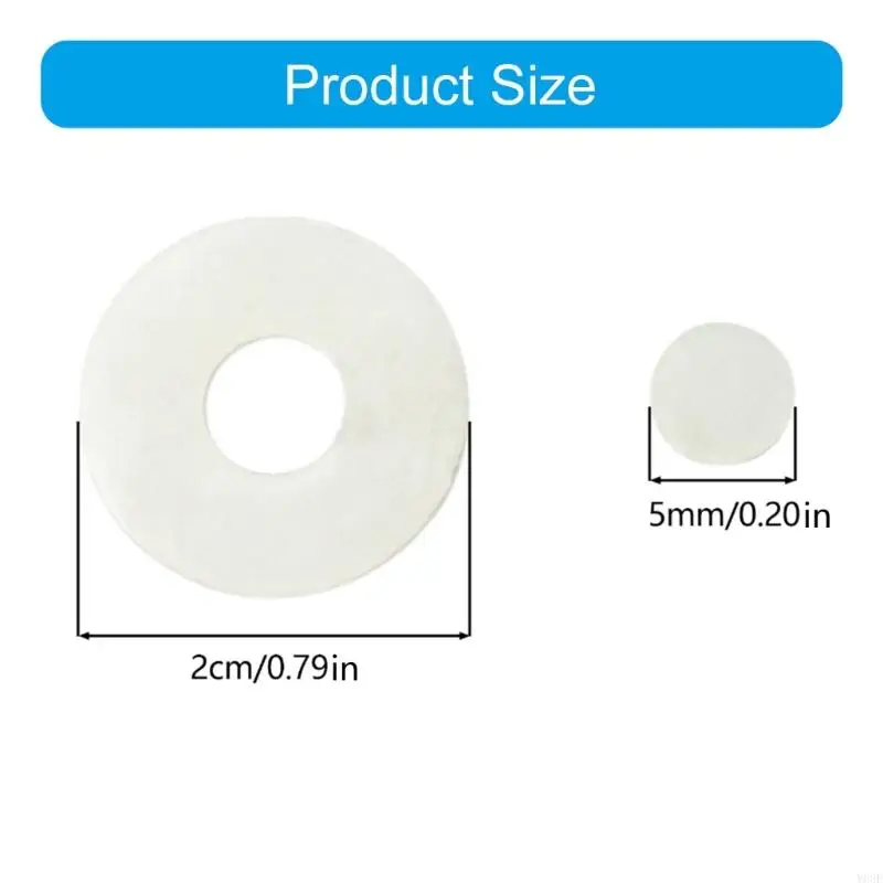 60pcs Nonslip Silicone Grips Ruler Grip Adhesive True Grip for Sewing Y08E