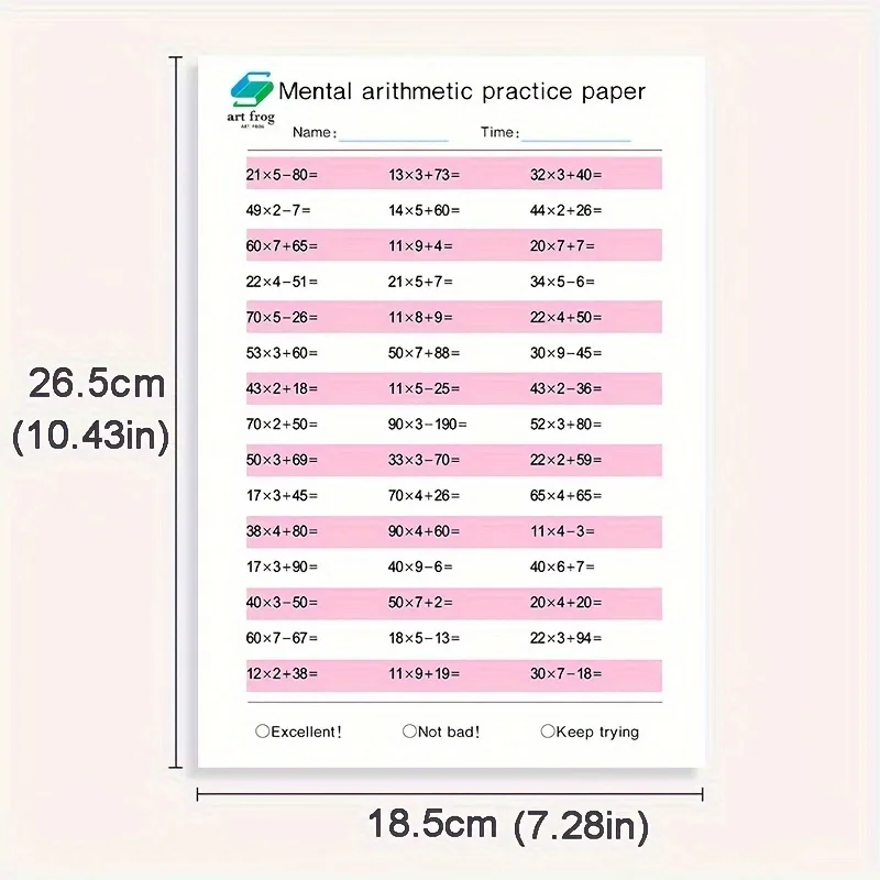 Mathematics Textbook Addition Subtraction Card Teaching for Kids Children Kindergarten Early Education Exercise Book Multiplicat