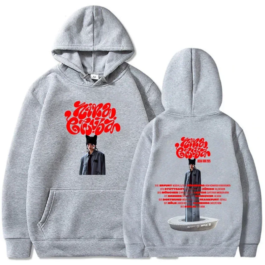 Arena Tour 2025 Nina Chuba Hoodies Sudaderas Para Mujer Winter Frauen Männer Kleidung Sänger Druck Sweatshirts Casual Pullover