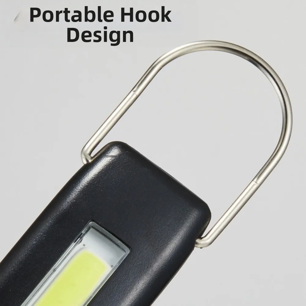 

Torch USB Rechargeable LED Work Light 360°Rotation Base Bright Flashlight Hook Design With Magnet Emergency Lamp Inspection Wor