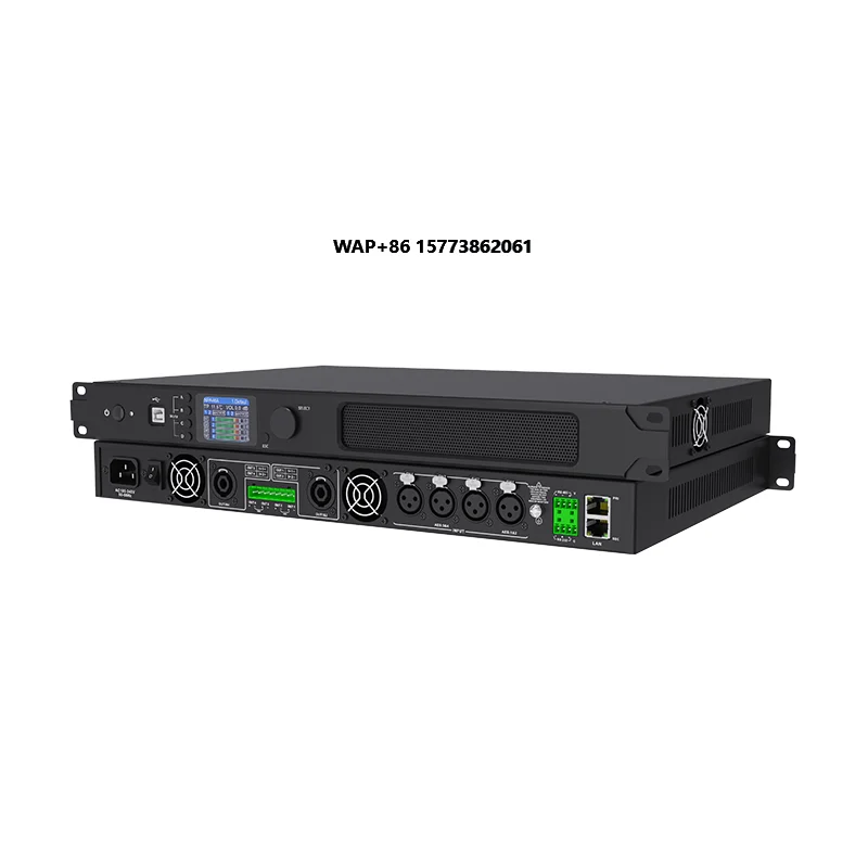 

Neutral 2400W 4-Channel Class D Digital Power Amplifier Professional Grade Metal Construction Standalone Car Amplifier