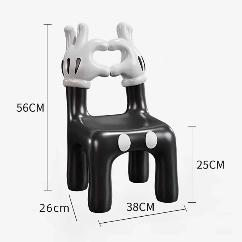 Portable Shoe Changing Stool Small Furniture for Home Children Living Room Ottomans Removable Multifunctional Backrest Chair