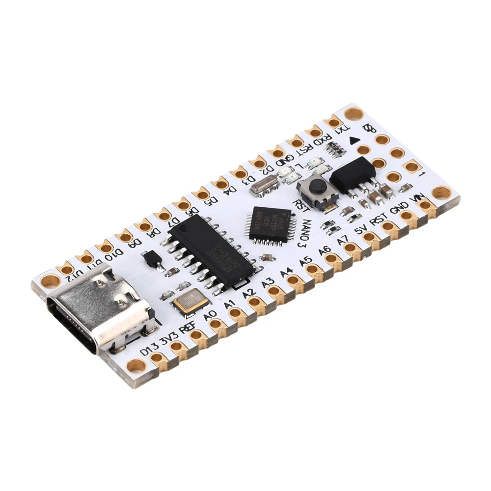 Type-C Nano V3.0 Atmega328P CH340G 5V-12V Development Board Micro-Controller Board for Arduino