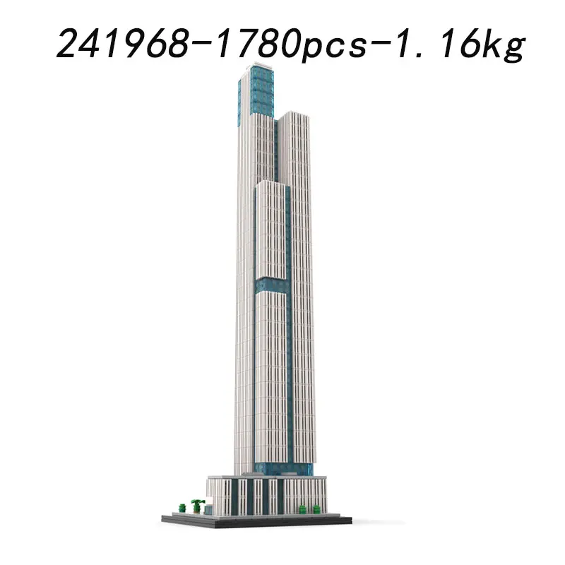 Spot MOC-241968 237294 Architettura moderna FAI DA TE Piccole particelle di assemblaggio Building Blocks Puzzle Giocattolo Modello Regalo Set Ornamento