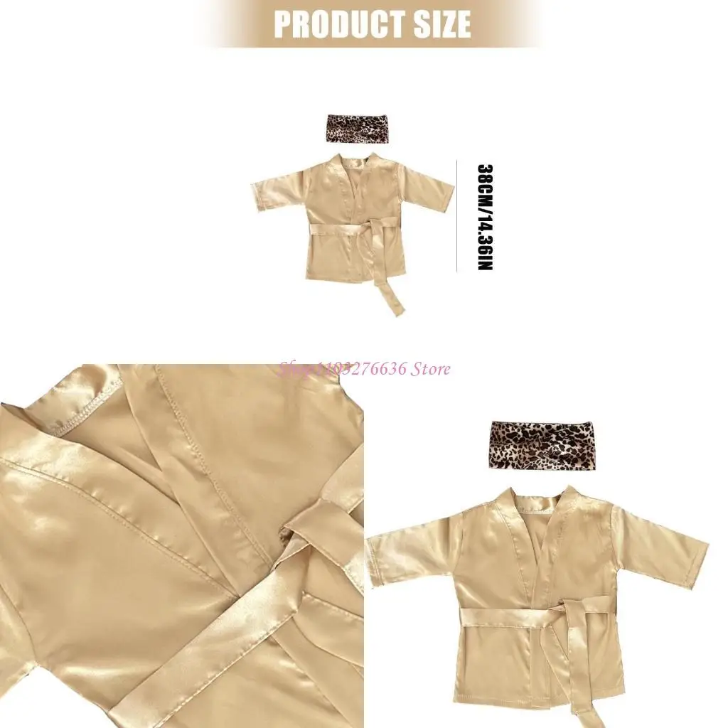 

R6FD 2PCS Neworns Bath Horobe & Heads Set Photography Props мягкая полиэфирная ткань