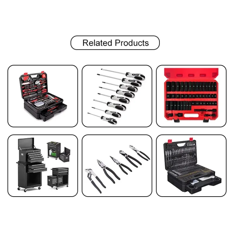 46Pcs Ratchet Tool Set High Quality 1/4 Inch Drive Repair Tool Set Hot Sale Socket Tool Set