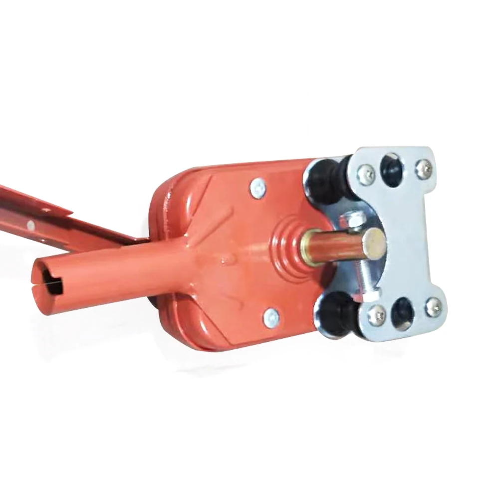 ونش كرنك يدوي قابل للطي للفيلم الدفيئة - ألومنيوم/فولاذ، أقصى طول لفة 262.47 قدم، ارتفاع 4.92 قدم، قفل ذاتي