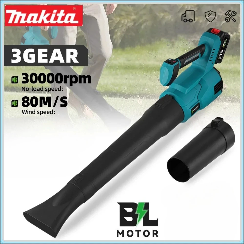 

Makita Cordless Electric Air Blower Handheld Efficient Leaf Snow Dust Blowing Cleaning Power Tool