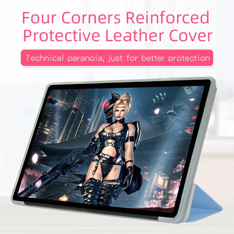 Juste Folio en cuir PU ultra mince pour BMAX MaxPad I11 Plus, étui pour tablette PC 10.4 ", support pliant Leic-Funda avec coque arrière en TPU souple