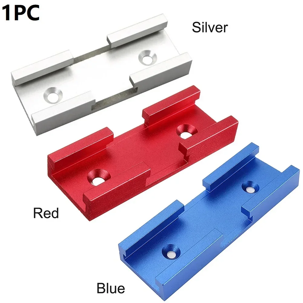 Woodworking Universal Chute Cross Track Connector T-Track Intersection Aluminum T-slot Miter Track Jig T Screw Fixture Slot