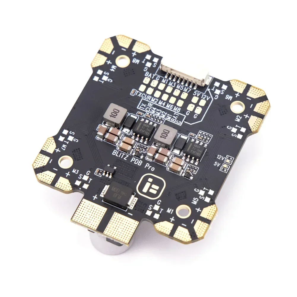 

IFlight BLITZ PDB Pro 330A Mini Power Hub Power Distribution Board With Dual BEC Output 5V 3A /12V 2A Support Current 88A/55A