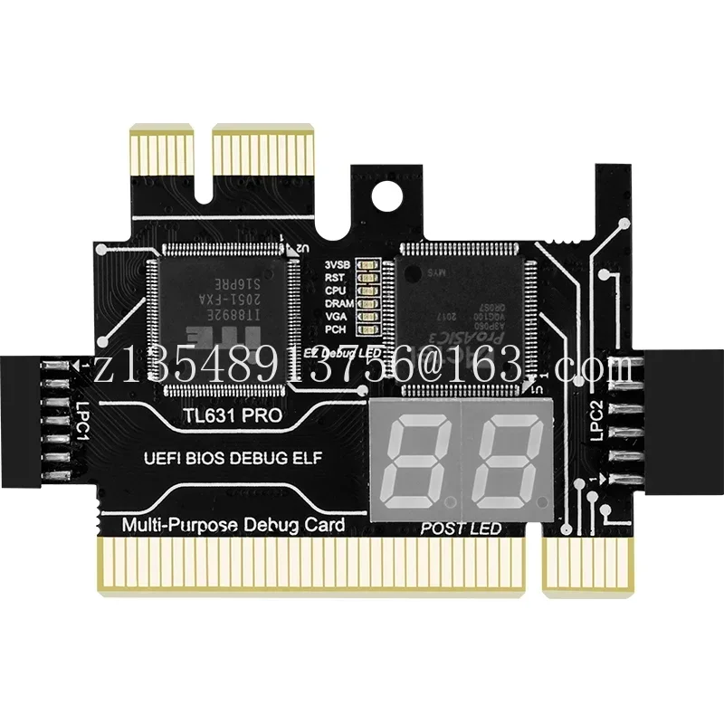 Computer main board detection card fault diagnosis card desktop multi-function PCI-e LPC-DEBUG spot