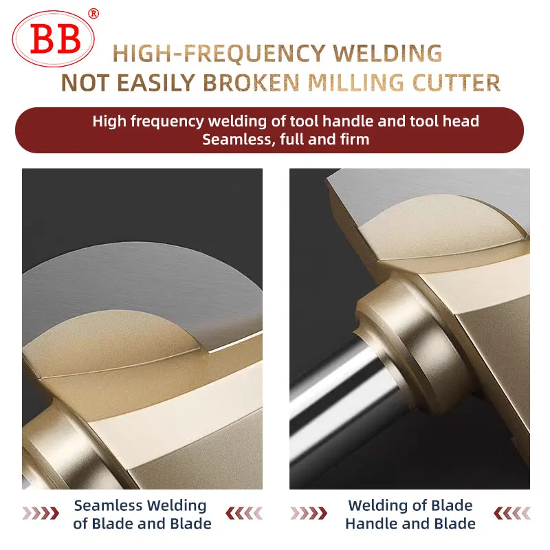 Imagem -03 - Bb-madeira Router Bits Meio Raio Redondo Inferior Circular Arco Cove Box End Fresas Polegada Ball Nose Cnc Engraving Tool