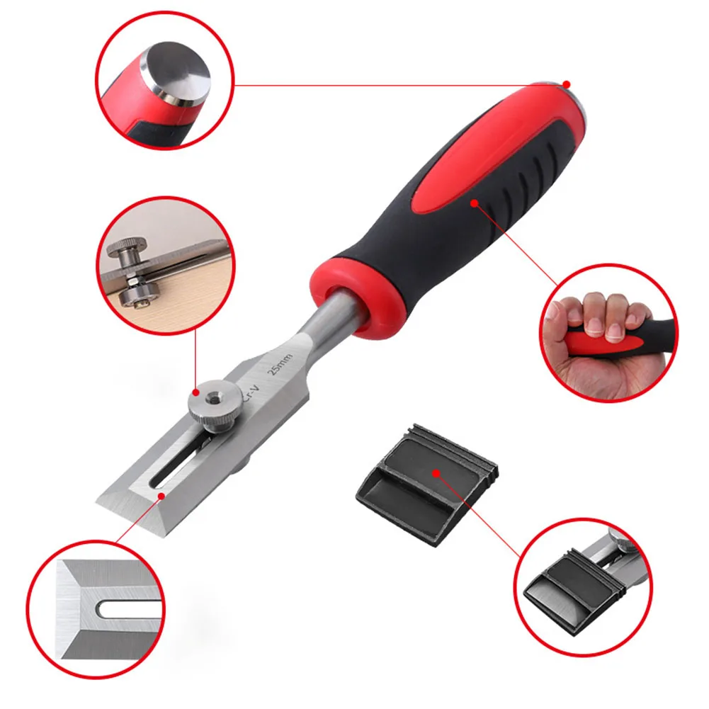 Limitable Chisel  Adjustable 25mm Wood Limitable Chisel Woodworking Carving Chisel For Carpenter Limitable Chisel Hand Tools