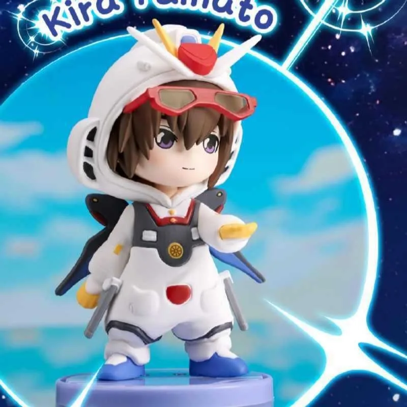 

Bandai Gundam SEED DESTINY Pajama Plush Costume Q Version Pilot Blind Box Anime Merch Collect ornaments A gift for a friend