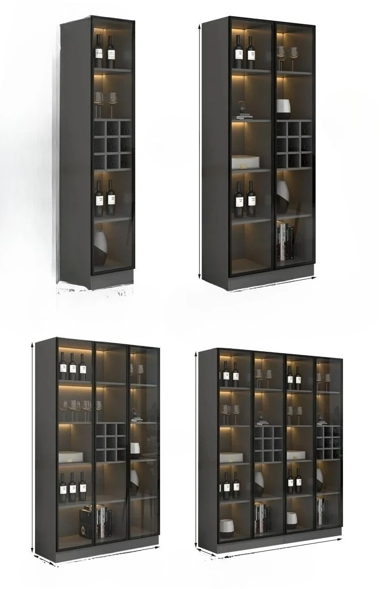 Armário de parede para vinho, rack para sala de estar, armazenamento doméstico, armário de vinho, cozinha, vidro, móveis para restaurante