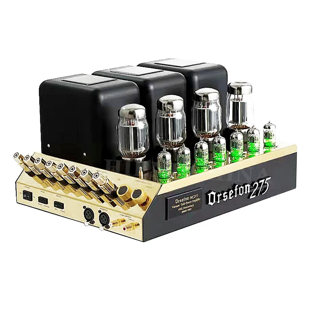 

Clone Mcintosh MC275 Upgrade KT88*4 Tube Power Amplifier HiFi Push-pull Class AB 75W*2 Mono Mode Bridge Connection 150W*1