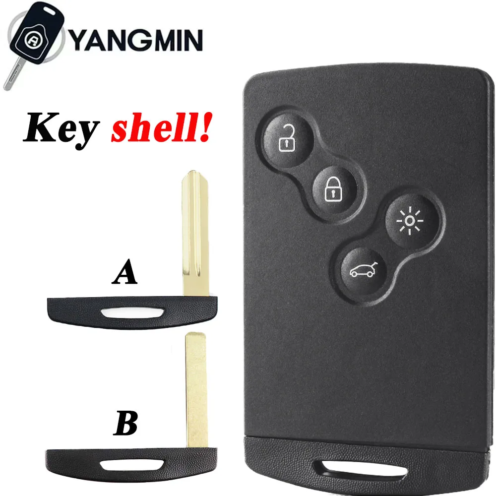 

Key shell Smart Car Case For Renault Clio Megane 2 3 Laguna 3 Koleos Fluence Scenic 4 Button Renault Koleos Car Key Shell