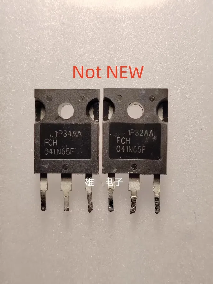 Used 5pcs/lot FCH041N65F FCH041N65EF TO-247 76A 650V MOSFET Original disassembly