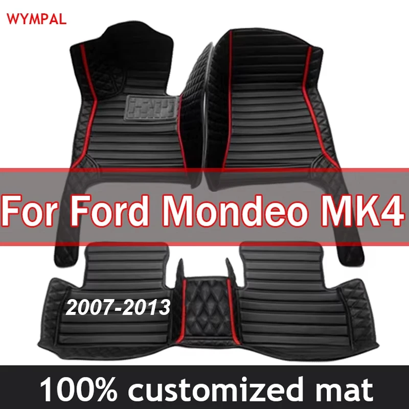 

Изготовленные на заказ автомобильные коврики для Ford Mondeo MK4 2007 2008 2009 2010 2011 2012 2013, автомобильные коврики с полным покрытием