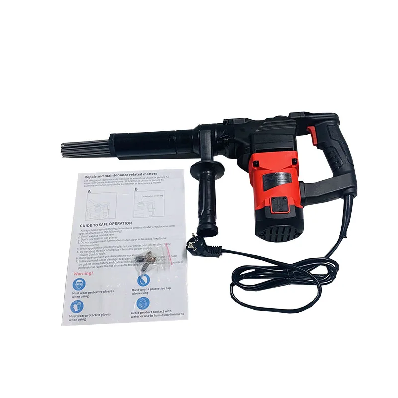 TD-53E 1100W pistola per la rimozione dell'ago scalpelli elettrici a getto Scaler elettrico tenuto in mano macchina per la pulizia della rimozione della ruggine nuovo