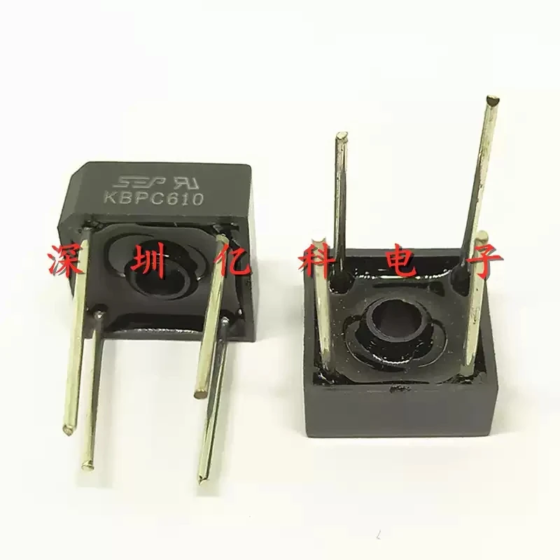 KBPC610 brand new 6A/1000V rectifier bridge square bridge rectifier bridge stack 4-pin rectifier