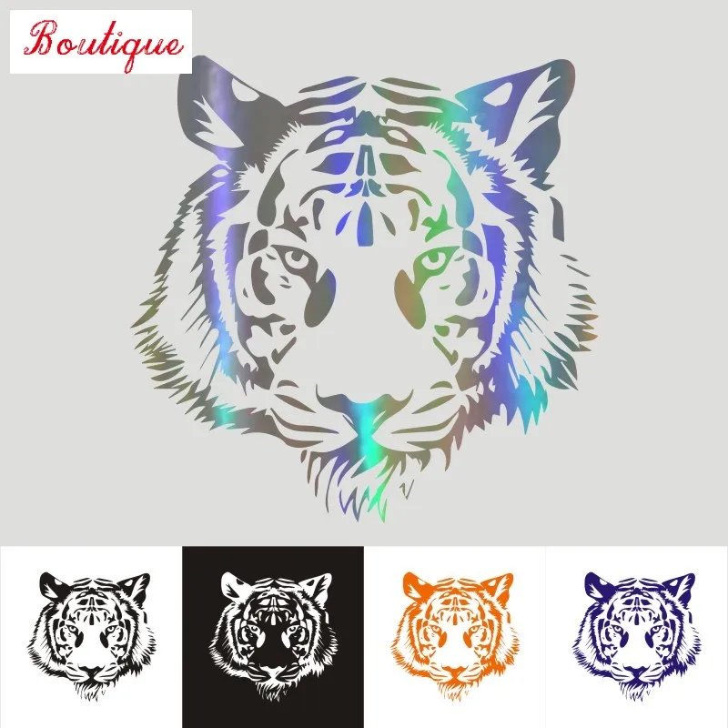 

Tiger car sticker 20cm * 20cm powerful tiger head car motorcycle 3D sticker decoration car styling custom sticker