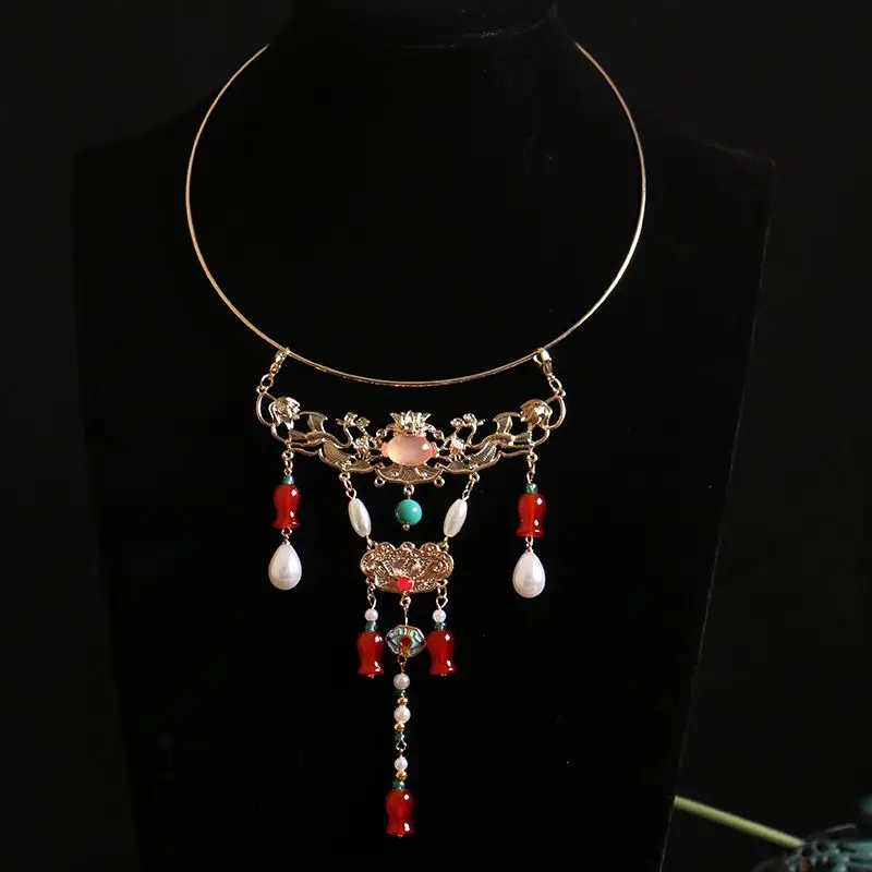 Vintage Ancient Chinese Torque Necklace for Women 2023