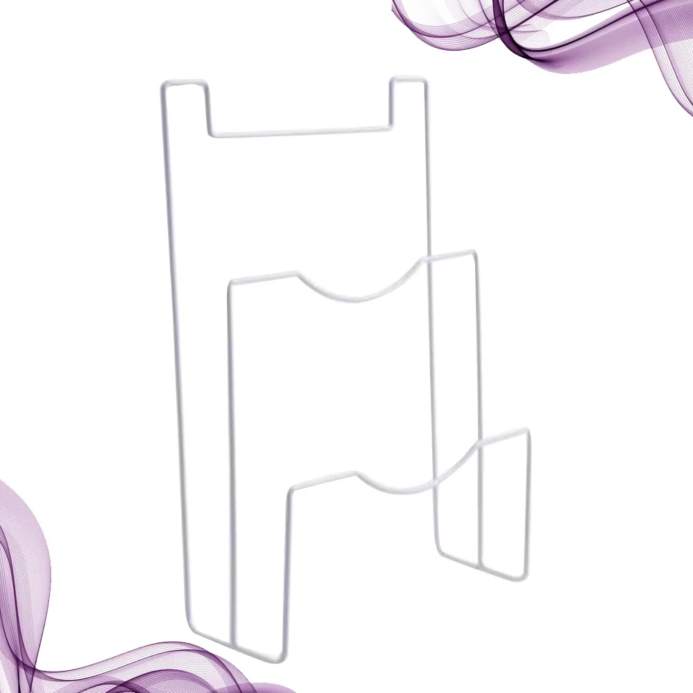 

Pot Lid Holder Kitchen Organizer Rack Iron Wall Mount Pan Cover Storage Shelf For Door Back No Drill Installation Dish