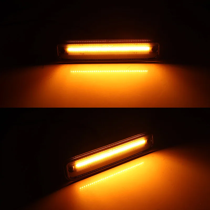 علامة جانبية أمامية وخلفية للسيارة ، أضواء ليد ، شيفروليه بليزر ، بيك أب في الضواحي ، غمك ، جيمني ، بيك أب في الضواحي #4