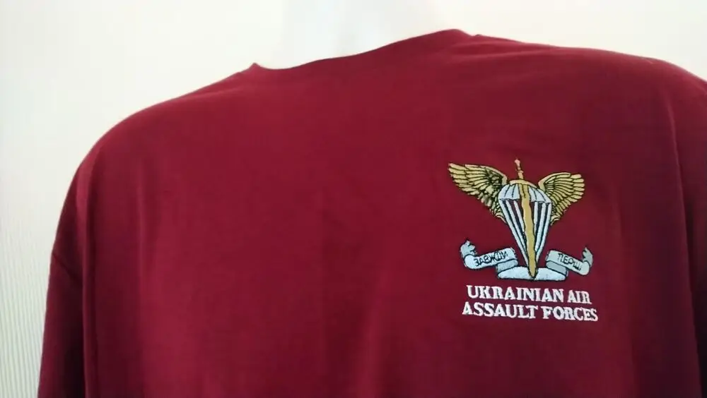 Ukraine Army Air Assault Forces Men T-Shirt Short Sleeve Casual Cotton O-Neck Summer Shirt