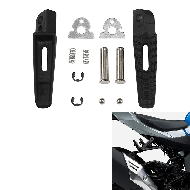 USERX Universal Motorcycle Accessories Small pedals Rear pedals for SUZUKI GSXR 600 750 2006-2020 B-KING 2008-2013 image 5