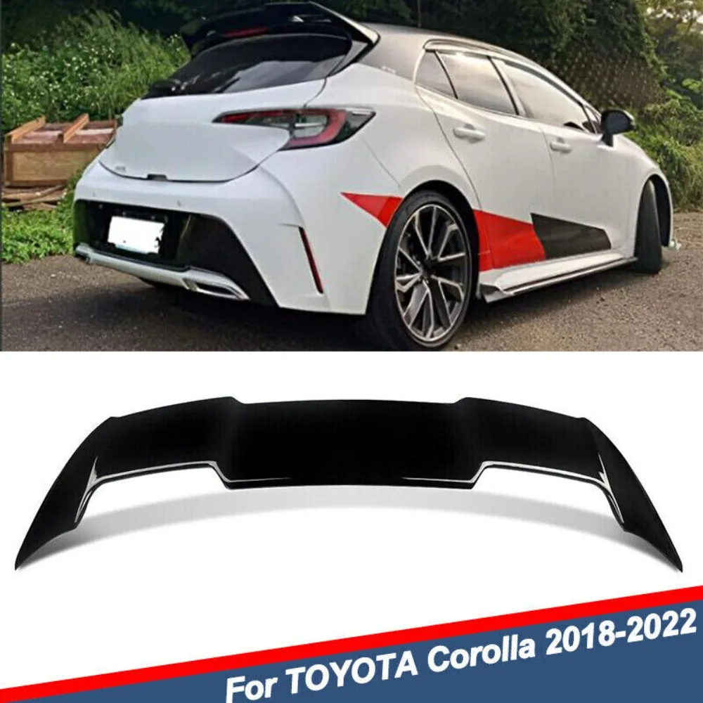 

Gloss Black Rear Roof Lip Spoiler Wing For 2019-2022 Toyota Corolla Hatchback United States