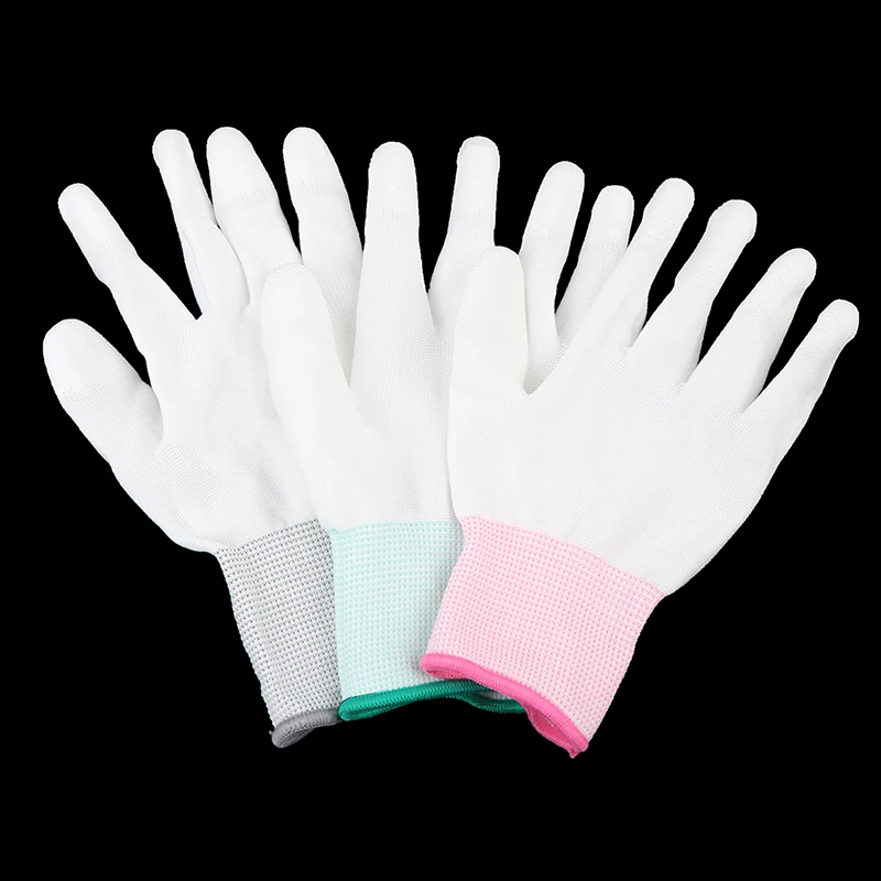 2pcs New Antistatic Gloves Anti Static ESD Electronic Working Gloves PU Coated Palm Coated Finger Antiskid For Finger Protection