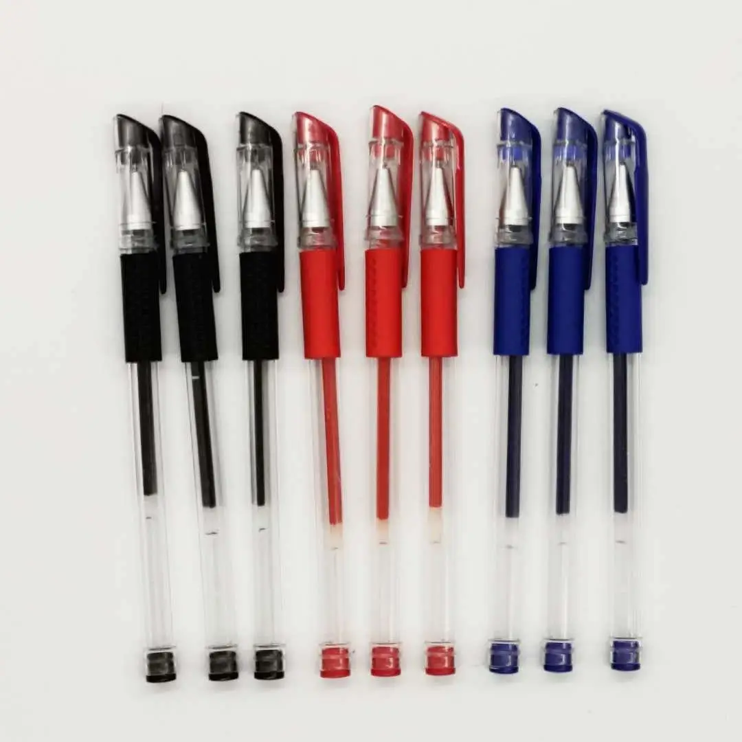 40 Pcs 0.5mm Large Capacity Neutral Pen Set Fine Point Ballpoint Writing Pen for Office - 0.5mm Tips with Comfort Grip