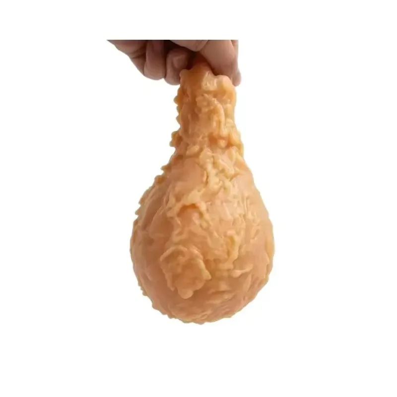 Slow Rebound Pinch Plate Toy for Stress Relief Braised Pork Chicken Thighs Ribs Decompression Office Play Toy