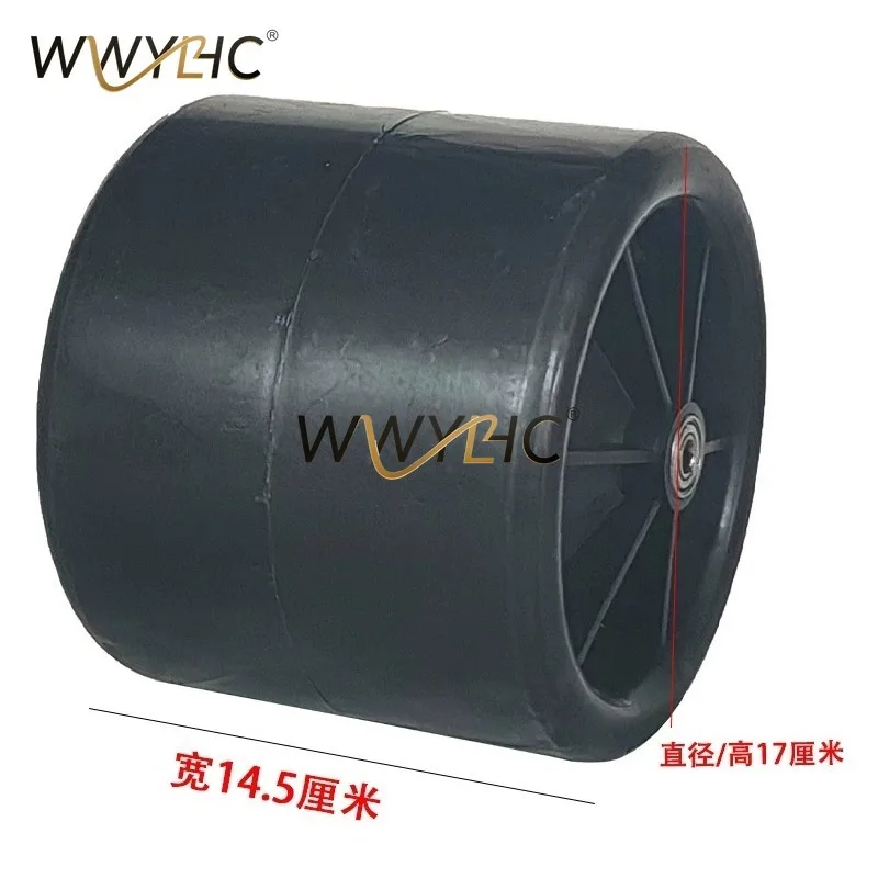Two Wheel Transport Cart Wheel with Bearing, Fruit Picking Garden Trolley Replacement Parts